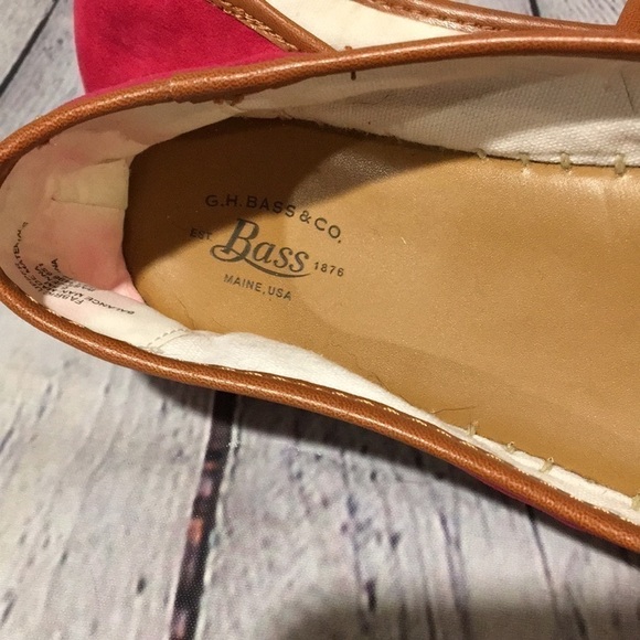 G.H. Bass & Co. Red Espadrilles 6.5 - Picture 2 of 8